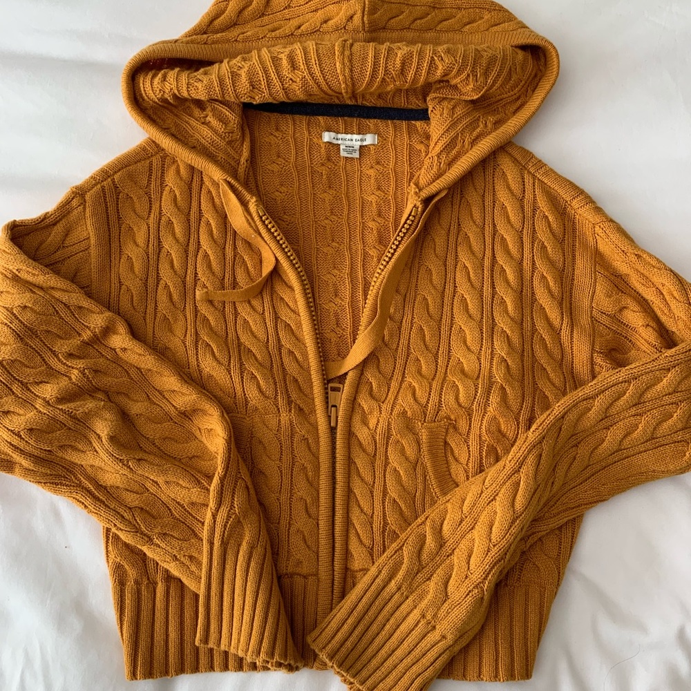 Marigold AE Zip Sweater